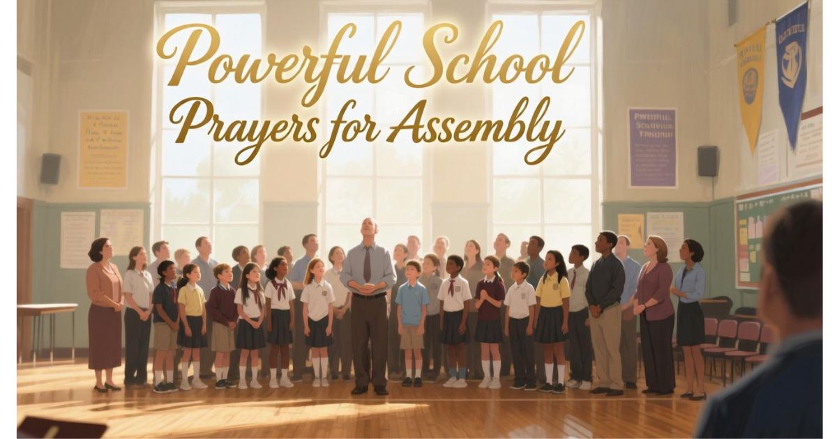 Powerful School Prayers for Assembly