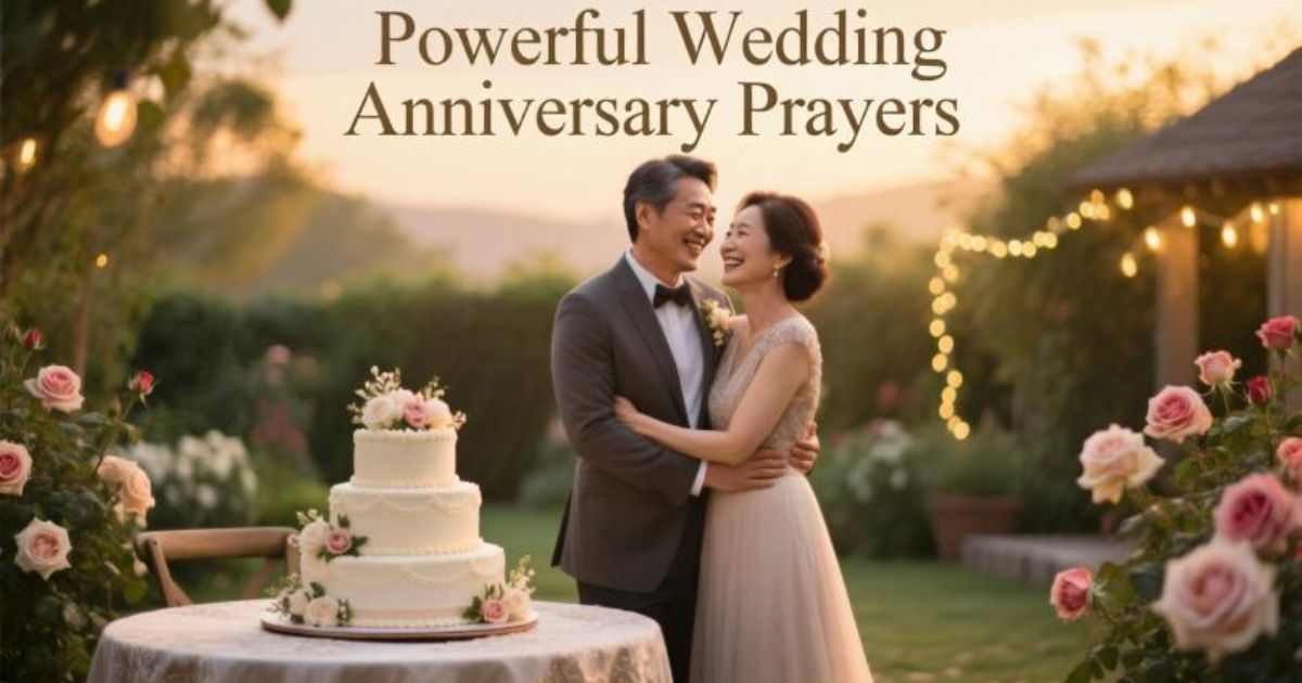 Powerful Wedding Anniversary Prayers