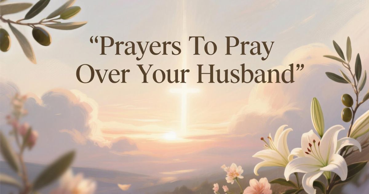 Prayers To Pray Over Your Husband