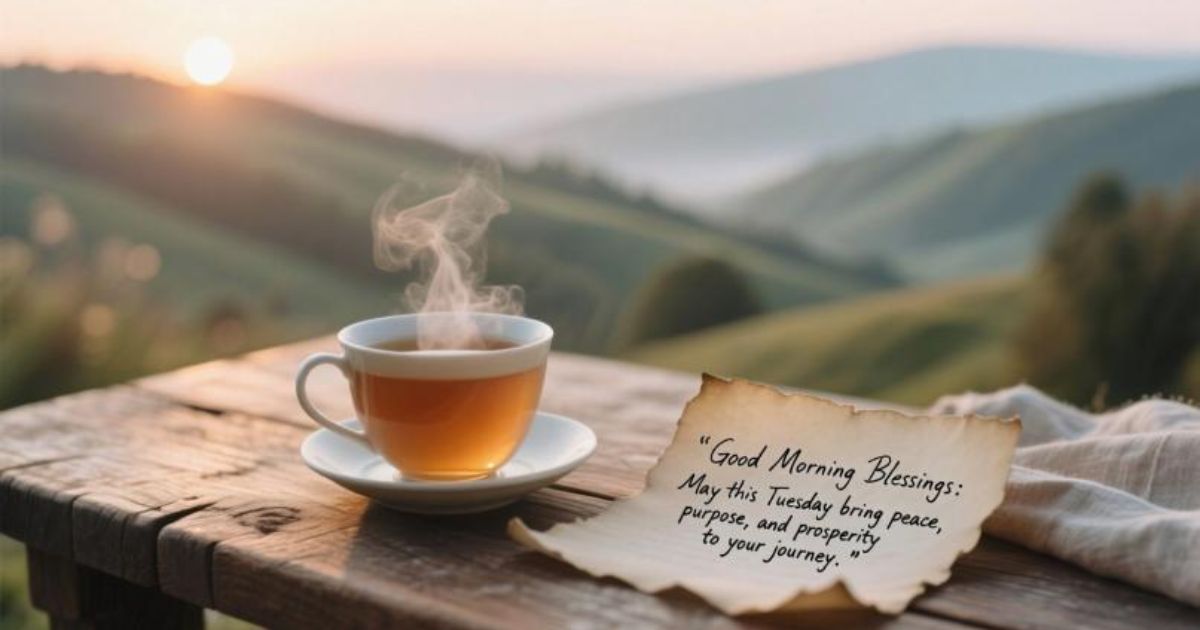 Good Morning Blessings on Tuesday